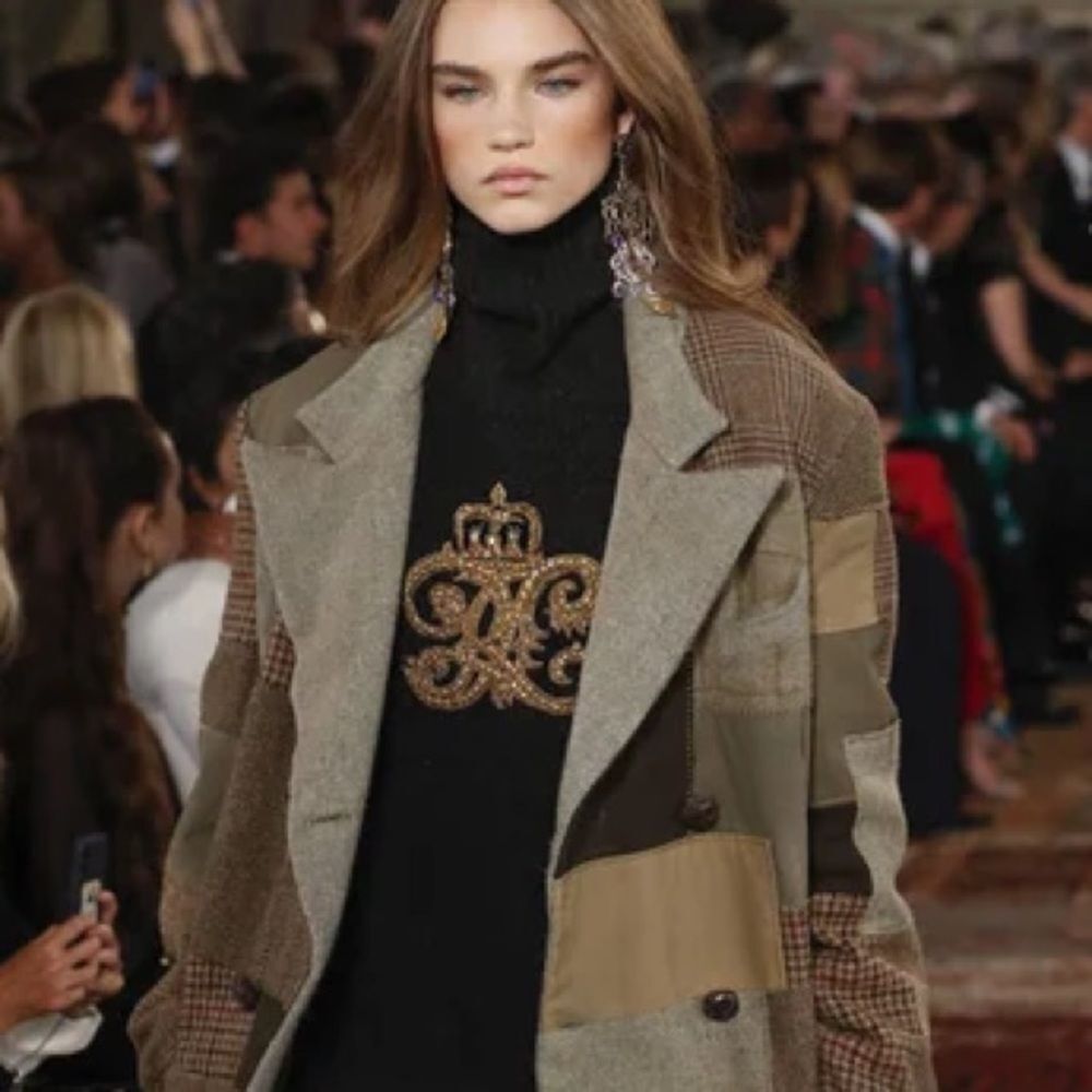 Ralph Lauren 50th Anniversary Collection Fall ‘18 Antiqued Sydney Patchwork Coat - Picture 9 of 17